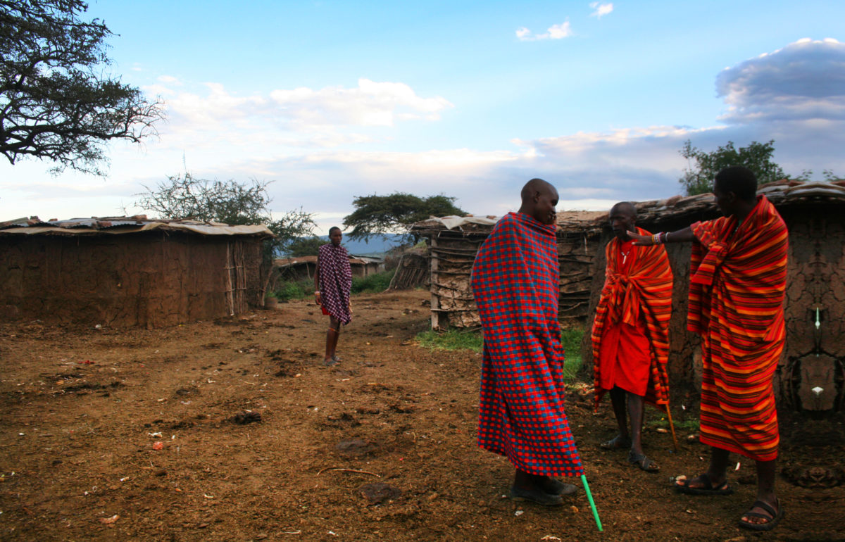 ケニアを代表する少数民族「マサイ族」の村
