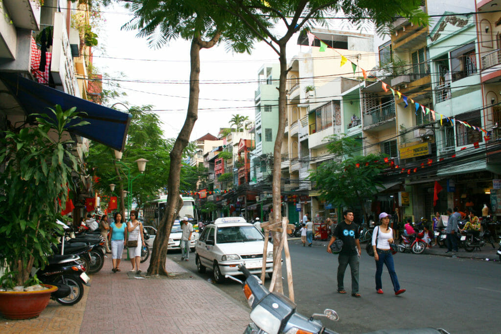 Townscape of Ho Chi Minh City