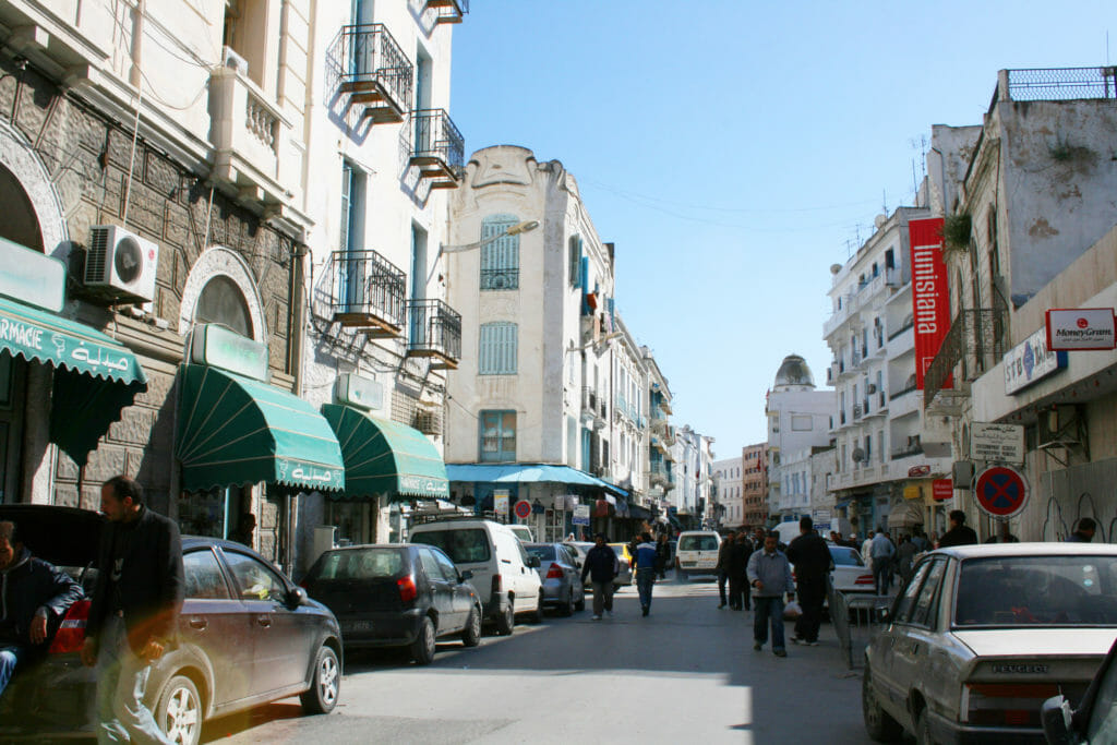 Walking around Tunis Street