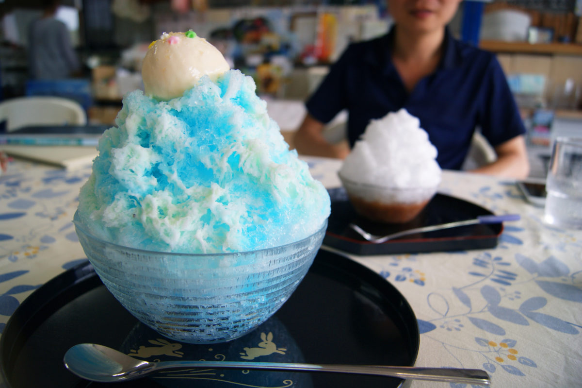 Yoron Island’s sweets are big shaved ice