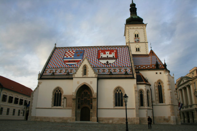 Free stock photos of [St. Mark’s Church, a lovely Catholic church in Zagreb]
