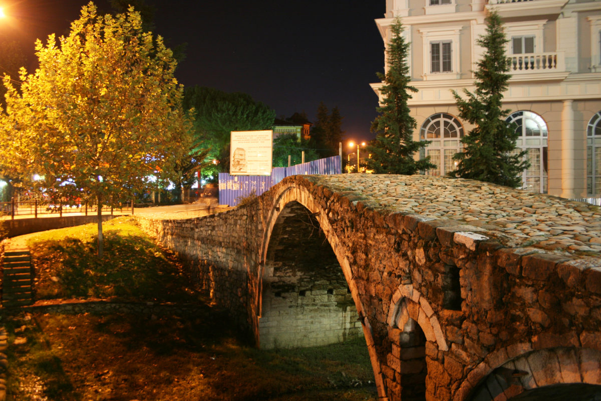 Stone bridge “Tabake Bridge” made in Ottoman Turkey